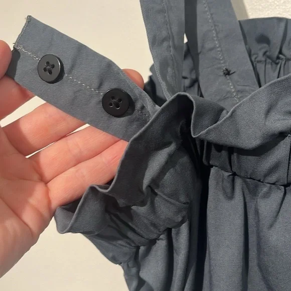 Everlane  The Paperbag Dress in Dark Slate - size M - Picture 7 of 11